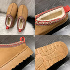 Warme pantoffels met wollen voering | WärmeSchritt